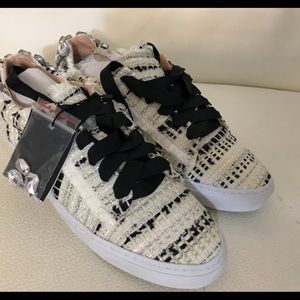 Zara Fabric Plimsolls White Women’s Snickers 39.